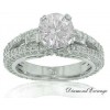 3.85 CT Women's Round Cut Diamond Engagement Ring